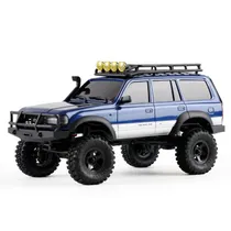 Carro FMS 1/18 FCX18 LC80 Toyota Cruiser 80 RTR Blue FMS11831RTRBUV2
