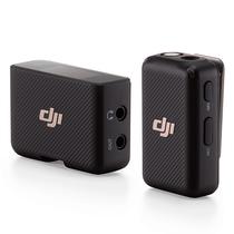 Microfone Lapela Dji Mic USB-C 1 TX + 1 RX FCC Sem Fio para Smartphone - Preto