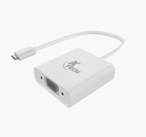 Cable Adap USB-C A VGA M/H Xtech XTC-551 FHD Blanco