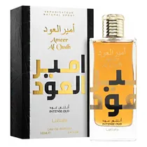 Perfume Lattafa Ameer Al Oudh Intense Masculino Eau de Parfum 100ML