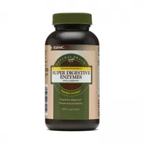 Enzimas Super Digestivas Natural 100 Cápsulas GNC