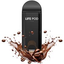 Vape Descartavel Life Pod Eco 8000 Puffs com 50MG Nicotina - Caramel Coffe