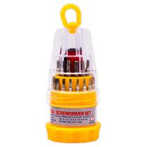 Mini Kit de Ferramentas Screwdriver Heng Feng 31 Em 1 JX-139 Parafusos Magneticos Manual