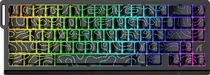 Teclado Attack Shark X68 He RGB Black-Contour Line (Inglês com Fio) Switch Magnetic