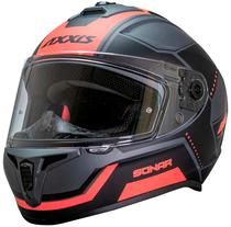 Capacete para Moto Axxis Draken Sonar B5 - Tamanho M (57-58) - Coral/ Preto