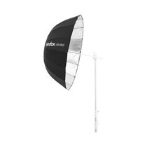 Sombrilla de Estudio Fotografico Godox UB-85S 85 CM Negro - Plata