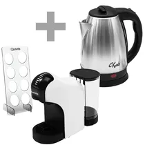 Cafeteira Quanta Pure Flavour 3 Em 1 QTCMC50 220 - 240V ~ 50/60HZ + Jarra Elétrica Krab
