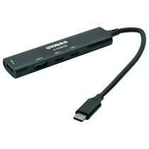 Hub USB-C 3.1 Satellite A-HUBC59 4 Portas / 2 USB 3.0 / 2 USB-C Femea - Preto