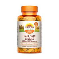 Vitamina para Cabelo, Unha e Pele Hair, Skin & Nails Sundown 120 Capsulas