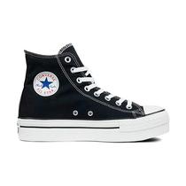 Tenis All Star Converse Chuck Taylor Cano Alto Platform Unisex Algodao Preto CT04940001