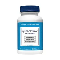 Quercetin + C Citrus Free The Vitamin Shoppe 100 Cápsulas