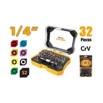 Kit de Puntas Con Destornillador Tolsen 20377 32 Piezas