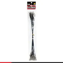 Marine Pesca Accesorios Leader 90LB Acero Inoxidable 12" - 30 CM Blacknickel