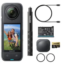 Câmera de Açao INSTA360 X4 Starter Bundle 8K 360° - Black (Cinsabma)