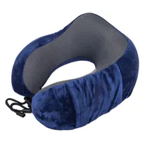 Almofada Viagem U Extra Soft Azul/Cinza