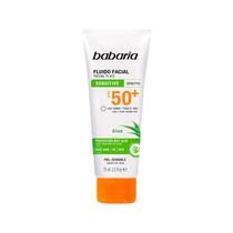 Fluido Facial Babaria Sensitive Aloe Piel Sensible SPF50+ 75ML