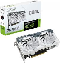 Placa de Vídeo 8GB Exp. GF-RTX4060TI Asus Dual White (90YV0J43-M0NA00)