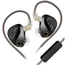 Fone de Ouvido Retorno KZ Castor Pro Bass Edition 3.5 MM - Preto