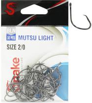 Anzol Snake Mutsu Light Black Nickel 2/0 (30 Pecas)