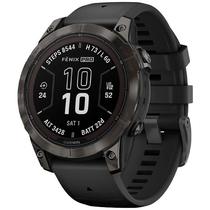 Smartwatch Garmin Fenix 7 Pro Sapphire Solar 010-02777-10 47 MM com GPS/Wi-Fi - Preto/Cinza