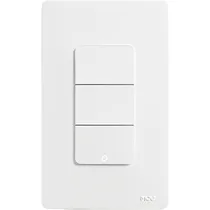 Interruptor de Luz Inteligente Smart Moes WS-B-US3 3 Botões