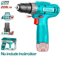 Total Taladro Atornillador TDLI12428 12V(Tipo C) A Bateria