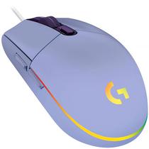 Mouse Gaming Logitech G203 USB Ate 8.000 Dpi com Backlight RGB - Roxo