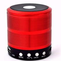 Sixer Mini Speaker USB/SD/Radio Vermelho