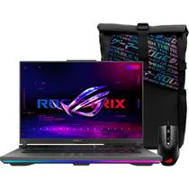 Notebook Gamer Asus Rog Strix G16 G614JIR-N3054W Intel Core i9 14900HX Tela Wuxga 16.0/16GB de Ram/1TB SSD/Geforce RTX4070 8GB - Eclipse Cinza (Ingles)