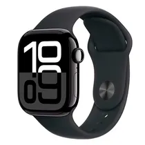 Apple Watch S10 GPS 42MM MWWF3LW/A Alum.Case Black Spo.Band M/L CX.Fea