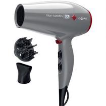 Secador de Cabelo Gama Diamond 3D Titan Keratin 2.300 Watts 220 - 240 V ~ 50/60 HZ - Cinza