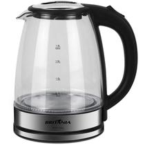 Chaleira Eletrica Britania BCH11 Glass de Vidro 1.8L/1500W/220V - Transparente/Preto