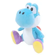 Plush Little Buddy 8* Super Mario Light Blue Yoshi 3884