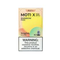 Vaper Moti-X Mini 4ML DTL Rainbow Fizz 3MG (2X)