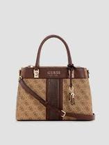 Guess Lifestyle Satchel 100 % de Cuero Sintetico. No Se Lastimo A Ningun Animal. Os LTL