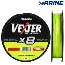 Marine Pesca Linea Vexter X8 Multifilament 50LB 0.35MM 150M Chartreuse