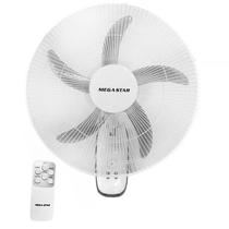 Ventilador para Parede Megastar FAN1822P 18" 5 Pas 75 Watts 220-240V ~ 50/60HZ - Branco