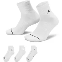 Media Nike Jordan Cush Poly Ank Blanco