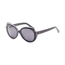 Óculos de Sol Feminino Menizzi MS14 C2 - Preto/Branco