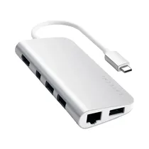 Satechi Hub ST-TCMM8PAS USB-C Multimedia Adapter Silver