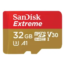 Cartão Microsd 32GB Sandisk Extreme SDSQXAF-032G-GN6AA 100MB/s / V30 / A1