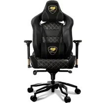 Cadeira de Escritório Gamer Cougar Armor Titan Pro Royal 4D - Preto/Dourado