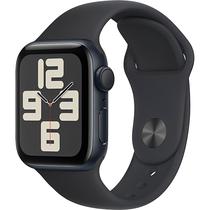 Apple Watch Se 2A Geracao (2024) Caixa de Aluminio Em Midnight Pulseira Esportiva Em Cor Midnight 40 MM s/M MXE73LL/A