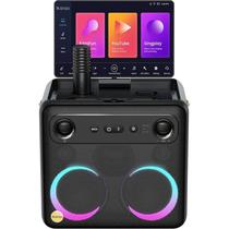 Speaker Joog Break X2 Karaoke LCD 10.1" Bluetooth Wifi - Preto