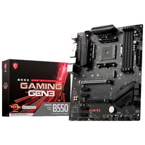Placa Mãe MSI B550M Gaming GEN3 - AM4 - DDR4 - DVI-D/HDMI - ATX