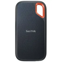 SSD Externo Sandisk 8TB Extreme Portatil / USB-C 3.2 - Preto (SDSSDE61-8T00-G25)