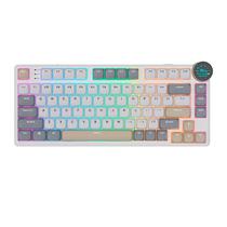 Teclado Royal Mecanico RKN80 RGB c/Cabo Pearly Daw Switch Red