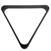 Triângulo de Plástico para Bolas de Sinuca Padrão 5.7" Preto