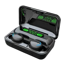 Fone de Ouvido Sem Fio True Wireless Earbuds F9 com Bluetooth V5.3 - Preto