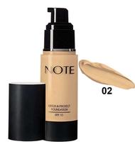 Base Liquida Note Mattifying Extreme Wear Foundation SPF 15 02 Natural Beige - 35ML